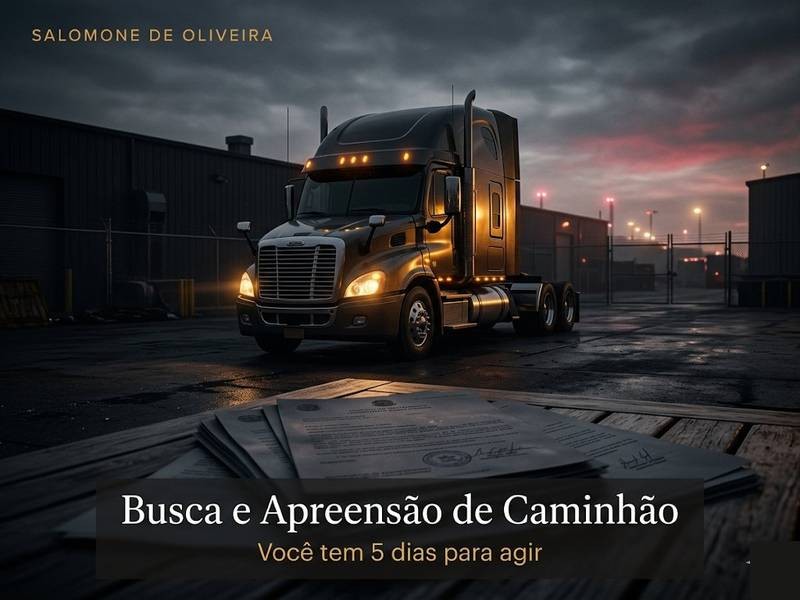 Busca e Apreensão de Caminhão e Frota Empresarial: Defesa, Prazos e o que Fazer Imediatamente