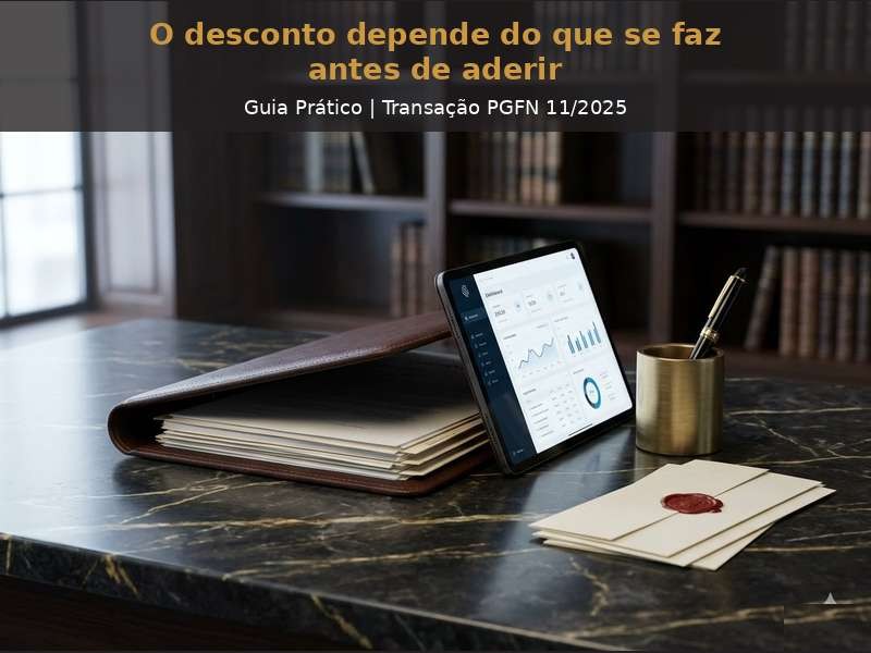 Como Aderir à Transação PGFN pelo Edital 11/2025: Guia Prático para Empresas